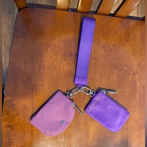 Lululemon duel pouch wristlet